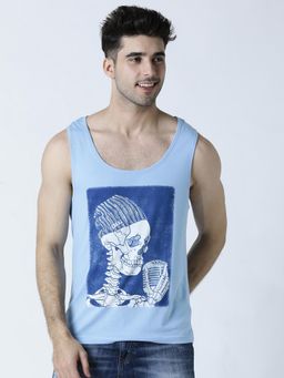 Huetrap - Mens Round Neck Sleeveless Tank T-Shirt