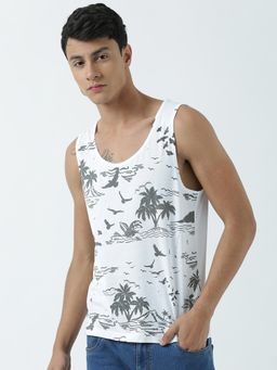 Huetrap - Mens Round Neck Sleeveless Tank T-Shirt