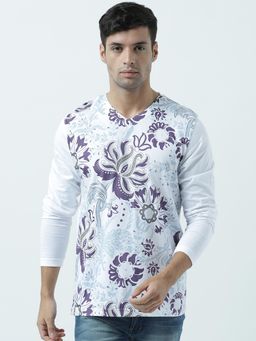 Huetrap - Mens Printed Long Sleeves T-Shirt