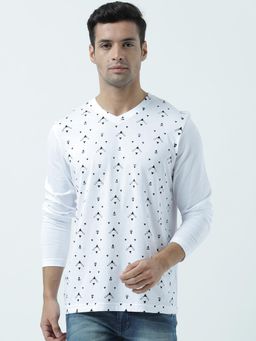 Huetrap - Mens Printed Long Sleeves T-Shirt