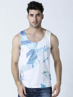 Huetrap - Mens Round Neck Sleeveless Tank T-Shirt