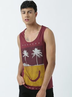 Huetrap - Mens Round Neck Sleeveless Tank T-Shirt