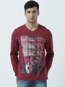 Huetrap - Mens Printed Long Sleeves T-Shirt