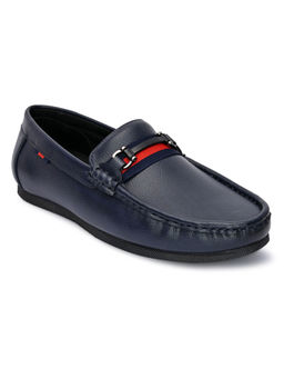 Hydes N Hues - Blue Woven Design Loafers