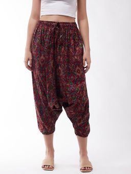 InWeave - Abstract Ikkat Harem Pant