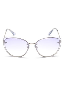 IDEE - Silver S2638 C3 61 Cat Eye Frame Style Sunglasses_IDS2638C3SG