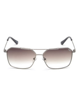 IDEE - Silver S2667 C6 57 Clubmaster Frame Style Sunglasses_IDS2667C6SG