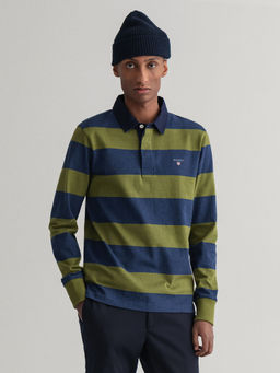 GANT - Men Olive Branch Green Regular Fit Polo T-Shirt