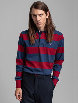 GANT - Men Mahogny Red Regular Fit Polo T-Shirt