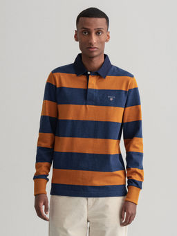 GANT - Men Dk Mustard Orange Regular Fit Polo T-Shirt