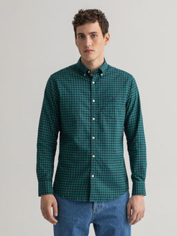 GANT - Men Ivy Green Regular Fit Shirt