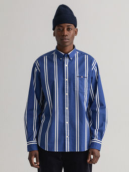 GANT - Men College Blue Regular Fit Shirt