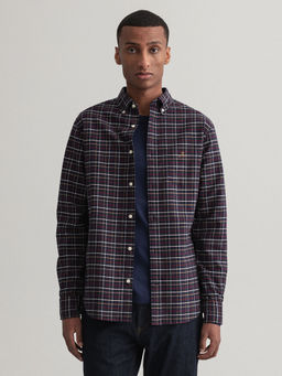 GANT - Men Cabernet Maroon Regular Fit Shirt