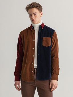 GANT - Men Roasted Walnut Regular Fit Shirt
