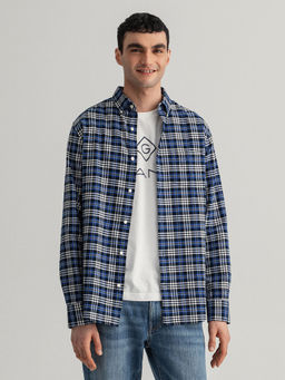 GANT - Men College Blue Regular Fit Shirt