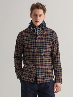GANT - Men Royal Port Red Regular Fit Shirt