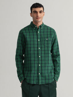 GANT - Men Eden Green Regular Fit Shirt