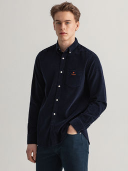 GANT - Men Evening Blue Regular Fit Shirt