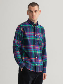 GANT - Men Evening Blue Regular Fit Shirt