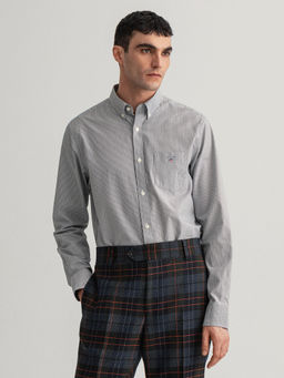 GANT - Men Black Regular Fit Shirt