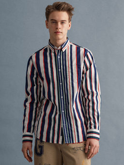 GANT - Men Eggshell Regular Fit Shirt