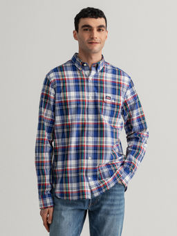 GANT - Men College Blue Regular Fit Shirt
