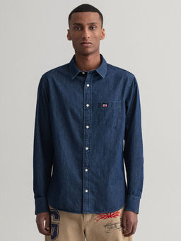GANT - Men Marine Regular Fit Shirt