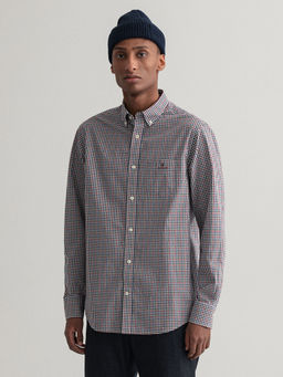 GANT - Men Cabernet Maroon Regular Fit Shirt