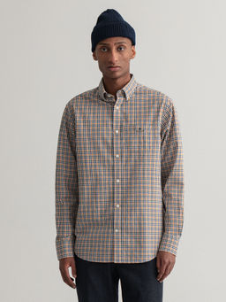 GANT - Men Dk Mustard Orange Regular Fit Shirt