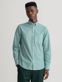 GANT - Men Ivy Green Regular Fit Shirt
