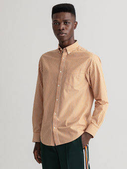 GANT - Men Dk Mustard Orange Regular Fit Shirt