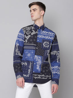 GANT - Men Blue Regular Fit Shirt