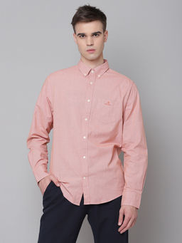 GANT - Men Orange Regular Fit Shirt