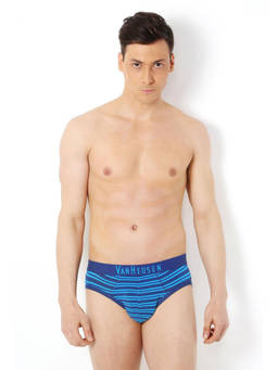 Van Heusen Innerwear - Men Colour Fresh & Ultra Soft Briefs - Blue