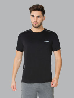 Van Heusen Innerwear - Men Swift Dry & Crew Neck T-Shirt - Black