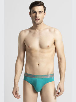 Van Heusen Innerwear - Men Antibacterial & Colour Fresh Briefs - Green