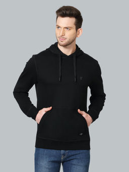 Van Heusen - Men Athleisure G99+ Antiviral & Long Sleeve Hoodie - Black
