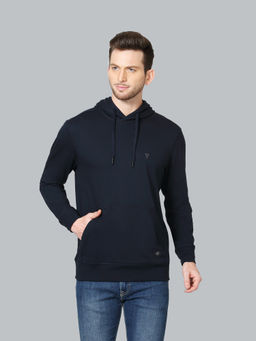 Van Heusen - Men Athleisure G99+ Antiviral & Long Sleeve Hoodie - Navy