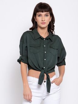 IKI CHIC - Knotted Full Sleeve Shirt