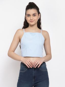 IKI CHIC - Strappy Back Bow Detail Crop Top