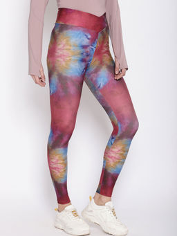 IKI CHIC - Tie Dye High Waist Yoga Leggings