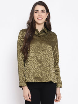 IKI CHIC - Ruffle Trim Blouse