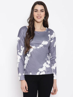 IKI CHIC - Tie-Dye Crew Neck Top