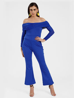 IKI CHIC - Off Shoulder Wide Leg Jumpsuit