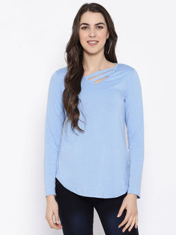 IKI CHIC - V-Neck Cut out Top