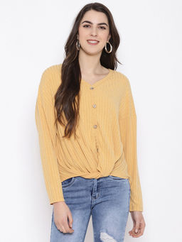 IKI CHIC - Twisted Hem Blouse