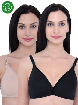 Inner Sense - Organic Cotton Antimicrobial Nursing Bra - Multi