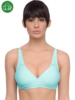 Inner Sense - Organic Antimicrobial Sleeping/Feeding Bra - Blue