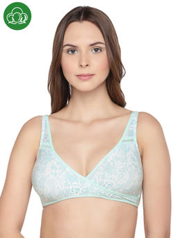 Inner Sense - Organic Antimicrobial Sleeping/Feeding Bra - Blue