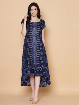 Biba - Indigo Printed Kurta